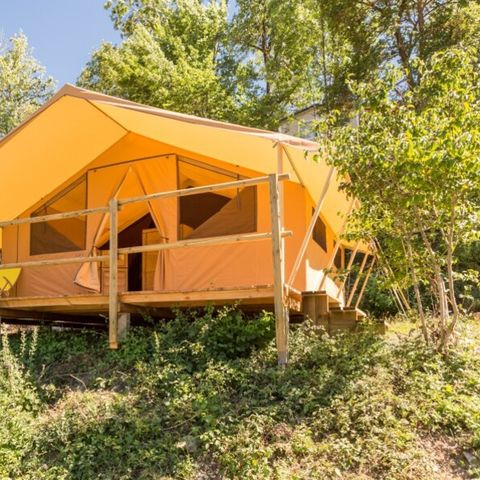 Safaritent 5 personen - Ciela Nature tent - 2 slaapkamers (zonder sanitair)
