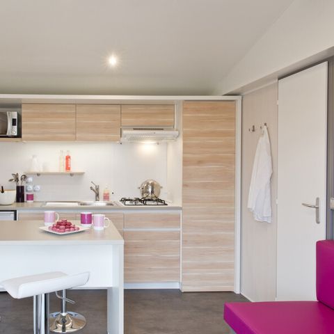 Stacaravan 4 personen - Ciela Prestige SPA - 2 slaapkamers waarvan 1 master suite - Bedlinnenpakket, handdoeken en...