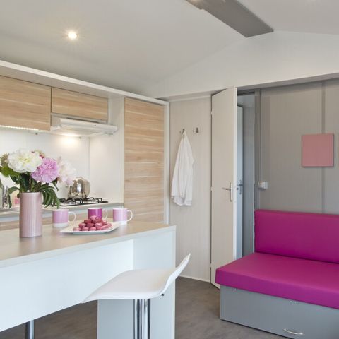 Stacaravan 4 personen - Ciela Prestige SPA - 2 slaapkamers waarvan 1 master suite - Bedlinnenpakket, handdoeken en...