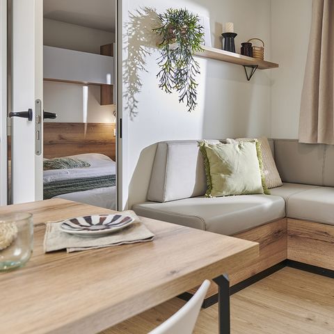 Stacaravan 4 personen - Rapid-home Confort - 2 slaapkamers