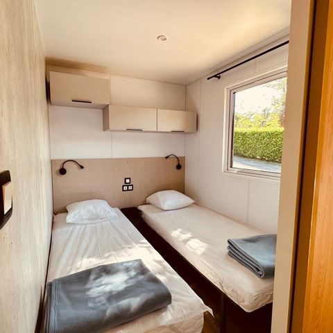 Stacaravan 6 personen - Stacaravan Louisiane Luxe 38m² 3 kamers met uitzicht