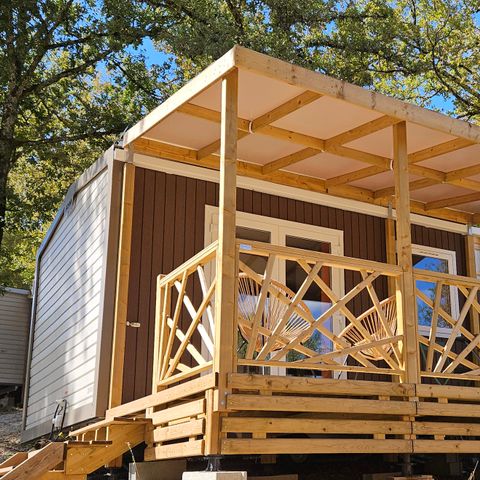 Stacaravan 2 personen - Cottage LE CAHITA - airconditioning - 1 slaapkamer - D