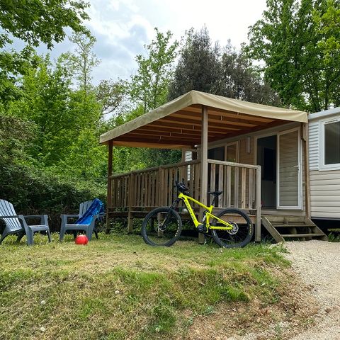 Stacaravan 4 personen - Cottage LE MERCURE - airconditioning - 2 slaapkamers - S