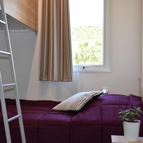 Stacaravan 4 personen - Vakantiehuis PMR L'HELIOS - airconditioning - 2 slaapkamers - S