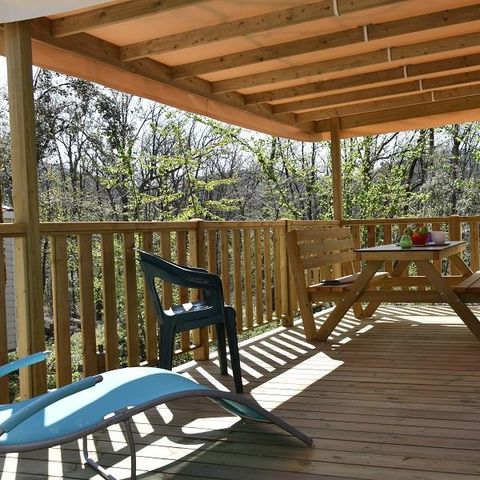 Stacaravan 6 personen - Vakantiehuis LE CORDELIA - airconditioning - 3 slaapkamers - S