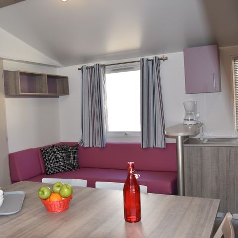 Stacaravan 6 personen - Vakantiehuis LE CORDELIA - airconditioning - 3 slaapkamers - S
