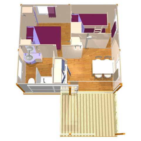 Chalet 4 personen - NEMO - CHENE