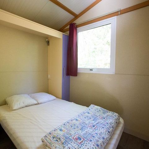 Chalet 4 personen - Chalet Classique Chêne 2 slm Tuin