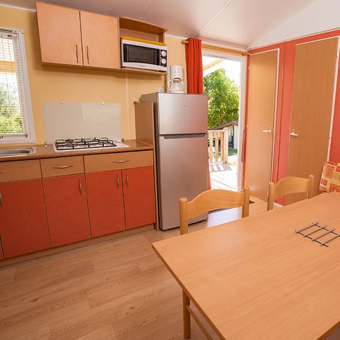 Stacaravan 5 personen - Residentieel 2 slaapkamers