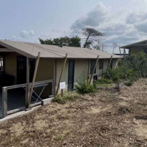 Safaritent 5 personen - TENTE LODGE "DUNE" (ext. canvas) 2 sl.k. 4/5 pl.