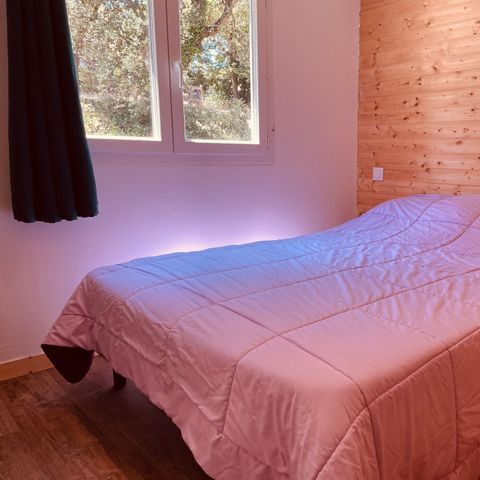 Chalet 5 personen - Chalet 35m2 (2 slaapkamers) voor 5 personen.  Airco
