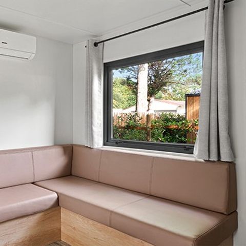 Stacaravan 4 personen - Ultimate | 2 slaapkamers | 4 pers. | Verhoogd terras | Airconditioning | TV