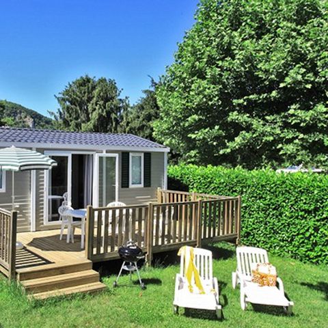 Stacaravan 6 personen - Mobile-home | Comfort XL | 3 slaapkamers | 6 pers. | Overdekt verhoogd terras | TV