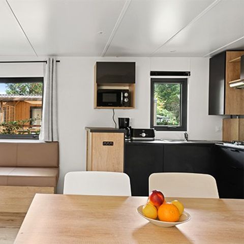 Stacaravan 4 personen - Ultimate | 2 Slaapkamers | 4 Pers. | Verhoogd terras | Airconditioning | TV