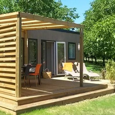 Stacaravan 6 personen - Ultimate | 3 slaapkamers | 6 pers | Terras Lounge | 2 badkamers | Airconditioning | TV