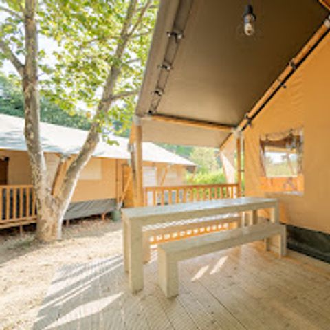 Safaritent 6 personen - Wood