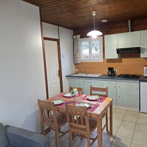 Chalet 5 personen - Chalet Eden - (2 volwassenen, 2 kinderen, 1 baby: ruimte voor babybedje)
