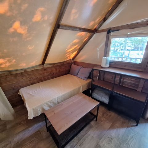 Safaritent 2 personen - AMAZONE tent zonder sanitair PRIJS VOOR 2 PERSONEN