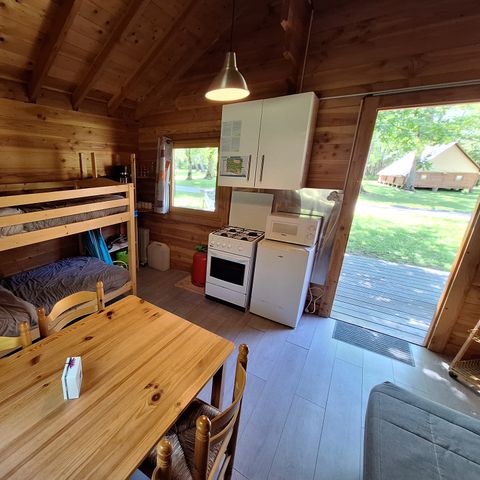 Chalet 2 personen - Chalet zonder sanitair voor 4 personen