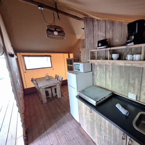 Safaritent 4 personen - Lodge Woody PMR (toegang voor gehandicapten) 4 pers