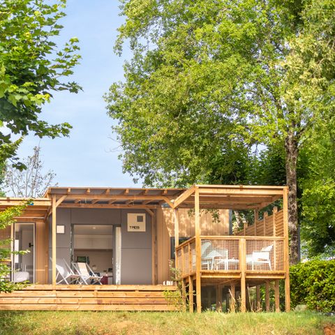 Stacaravan 6 personen - EXCLUSIEF 3 slaapkamers met master suite