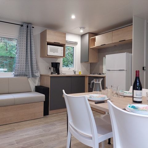 Stacaravan 8 personen - Stacaravan Lodge 3 Slaapkamers
