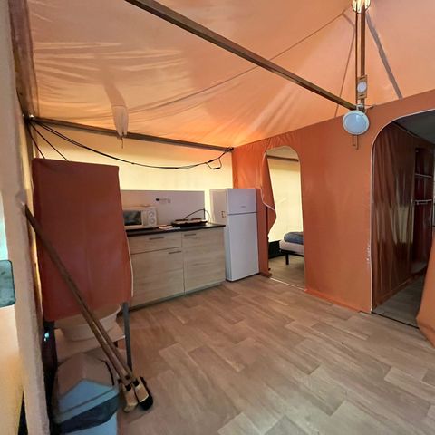 Glampingtent 6 personen - Canvas bungalow CYRUS - Zonder sanitair