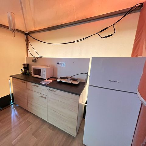 Glampingtent 6 personen - Canvas bungalow CYRUS - Zonder sanitair