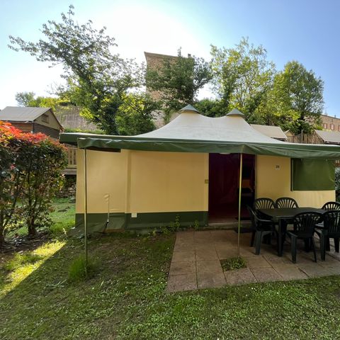 Glampingtent 6 personen - Canvas bungalow CYRUS - Zonder sanitair