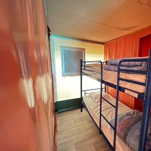 Glampingtent 6 personen - Canvas bungalow CYRUS - Zonder sanitair