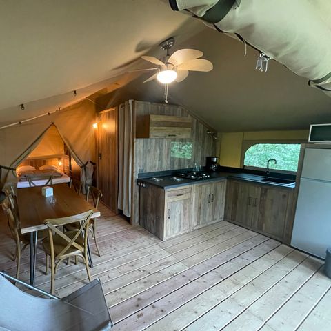 Safaritent 5 personen - Kenia tent met badkamer