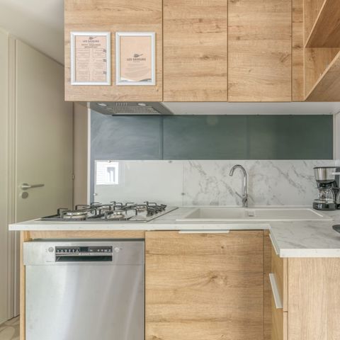 Stacaravan 6 personen - Laffrey Côté Jardin