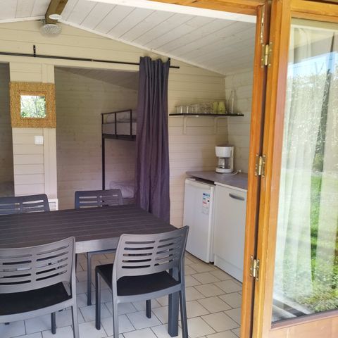 Safaritent 3 personen - HUT (ZONDER SANITAIR)