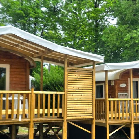 UNIEKE ACCOMMODATIE 4 personen - 2-slaapkamer woonwagen* 2/4 pers