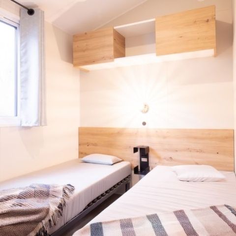 Stacaravan 8 personen - Mobile-Home ROSEE**** 8 slaapplaatsen