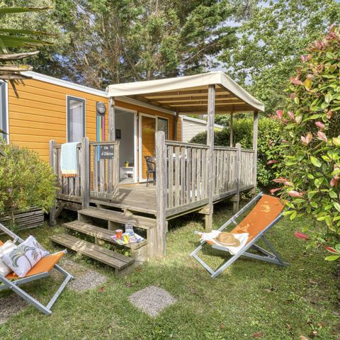 Stacaravan 6 personen - Stacaravan Caraïbes - 30m² - 2 kamers