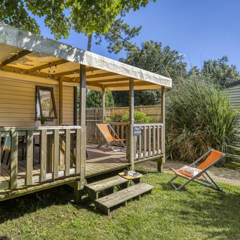 Stacaravan 6 personen - Stacaravan Caraïbes - 30m² - 2 kamers