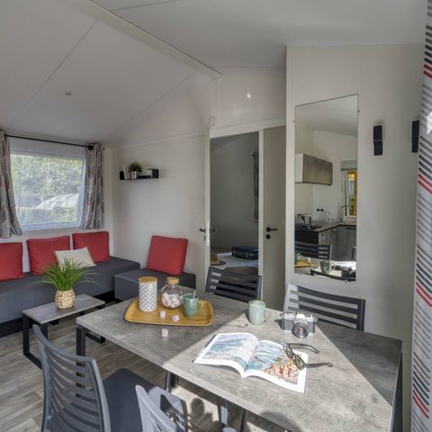 Stacaravan 6 personen - Stacaravan Caraïbes - 30m² - 2 kamers