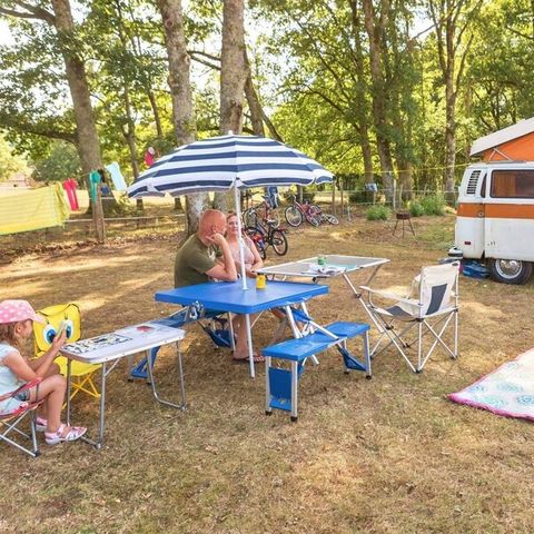 Kampeerplaats - Grote Comfort standplaats 120m² pakket