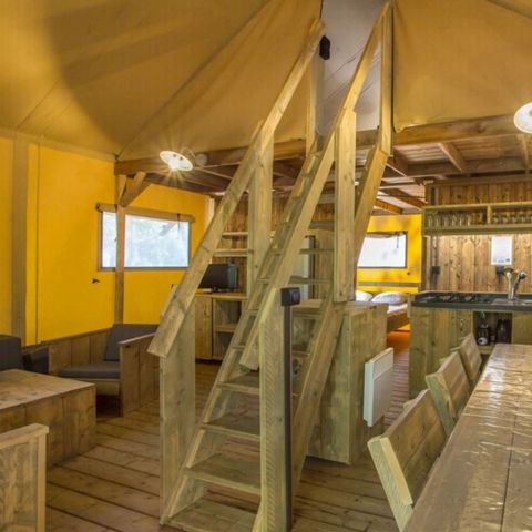 Safaritent 6 personen - Lodge PREMIUM BAHAMAS 6 personen MEZZANINE