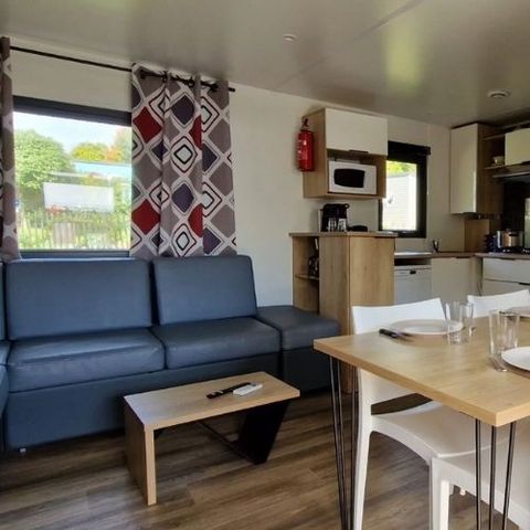 Stacaravan 8 personen - Mobil-home BARBUDA**** 8 slaapplaatsen