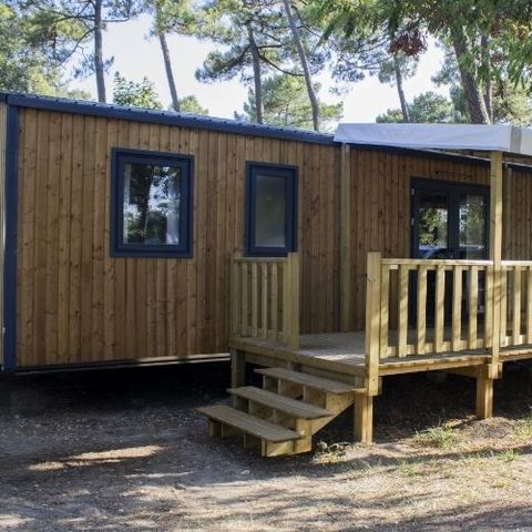 Stacaravan 8 personen - Mobil-home BARBUDA**** 8 slaapplaatsen