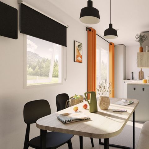 Stacaravan 4 personen - Mobil-home ABACO**** 4 slaapplaatsen