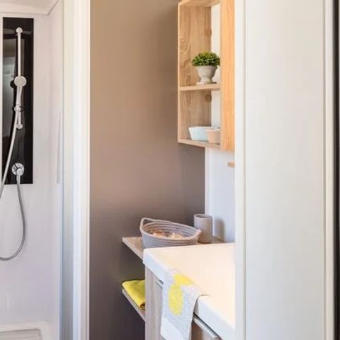 Stacaravan 6 personen - Stacaravan | Comfort | 3 Slaapkamers | 6 Pers. | Verhoogd terras