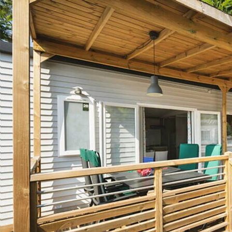 Stacaravan 6 personen - Mobile-home | Premium | 3 slaapkamers | 6 pers. | Lounge terras