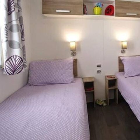 Stacaravan 4 personen - Stacaravan | Premium | 2 Slaapkamers | 4 Pers. | Lounge Terras