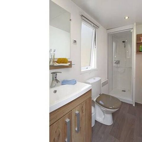 Stacaravan 4 personen - Stacaravan | Premium | 2 Slaapkamers | 4 Pers. | Lounge Terras