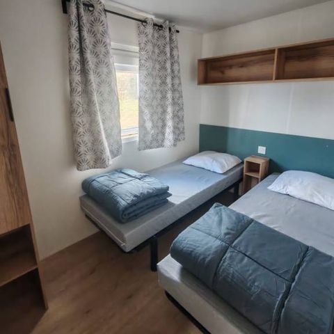 Stacaravan 6 personen - 3 slaapkamers