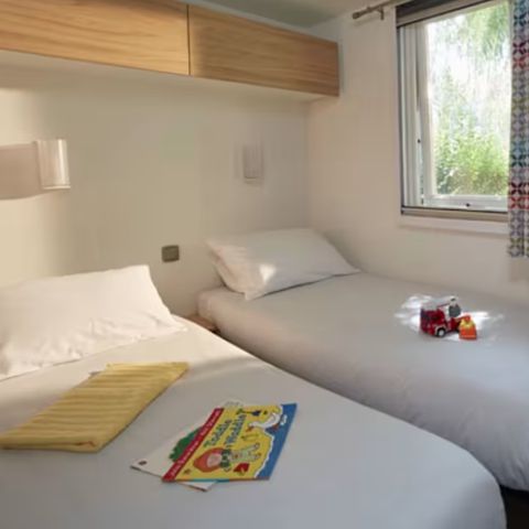 Stacaravan 6 personen - Stacaravan | Premium | 3 slaapkamers | 6 pers. | Verhoogd terras