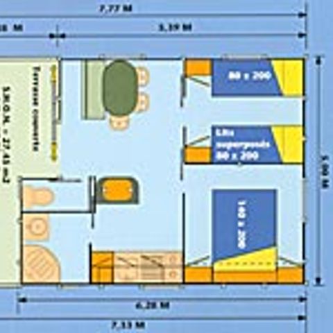 Chalet 5 personen - Club 6